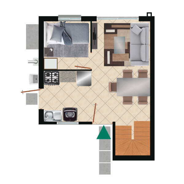 Bicentenario DS19 Modelo Dublin planta piso 1 gt