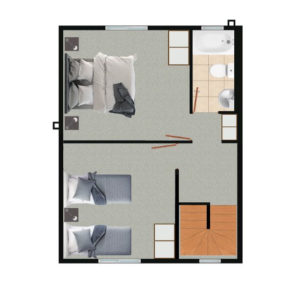 Bicentenario DS19 Modelo Dublin planta piso 2 gt
