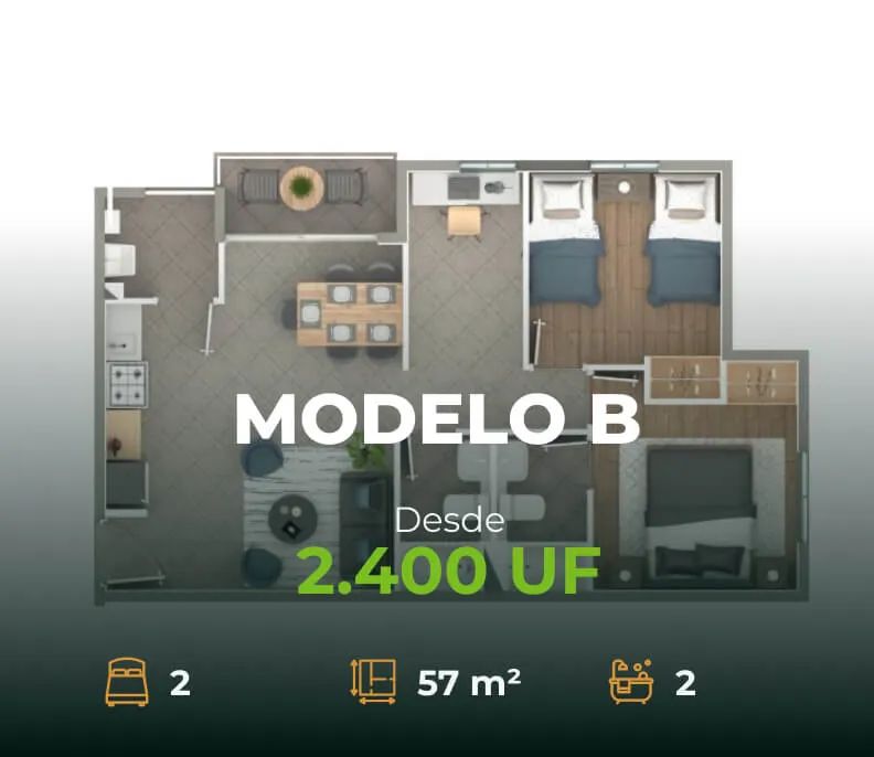 EDIFICIO BRISAS DE LAS RASTRAS DS19 modelo b destacada 1