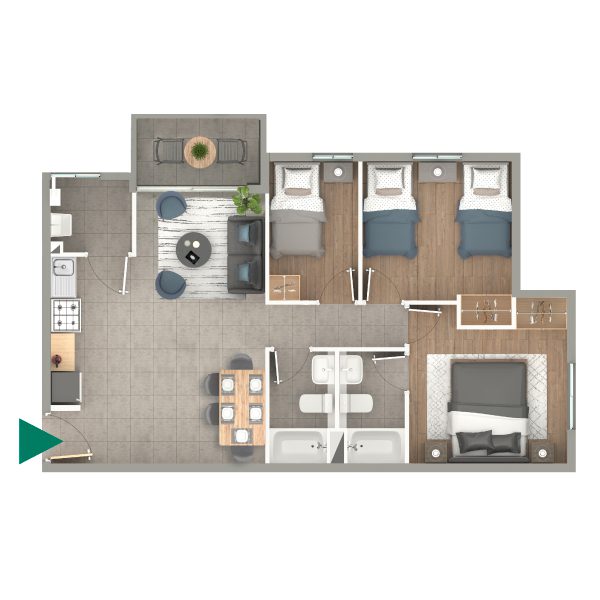 Modelo A Valles San Valentin DS19 II planta gt