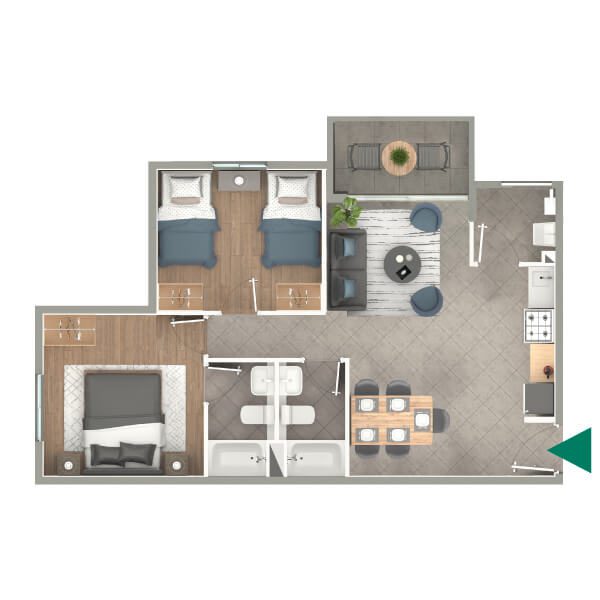 Modelo b Valles San Valentin DS19 II Planta gt