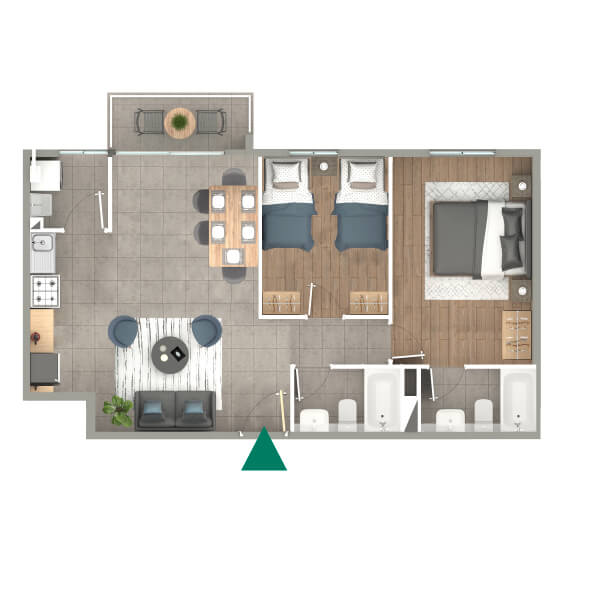 Modelo c Valles San Valentin DS19 II planta gt
