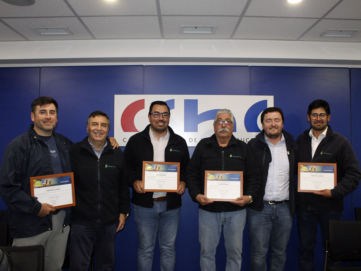 Colaboradores de Grupo Independencia fueron reconocidos por la CChC Maule por su trayectoria y compromiso