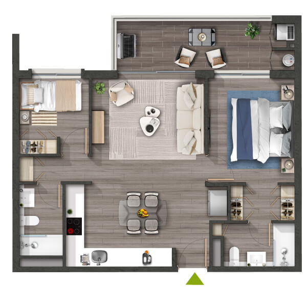 Modelo A 13 departamento mod a