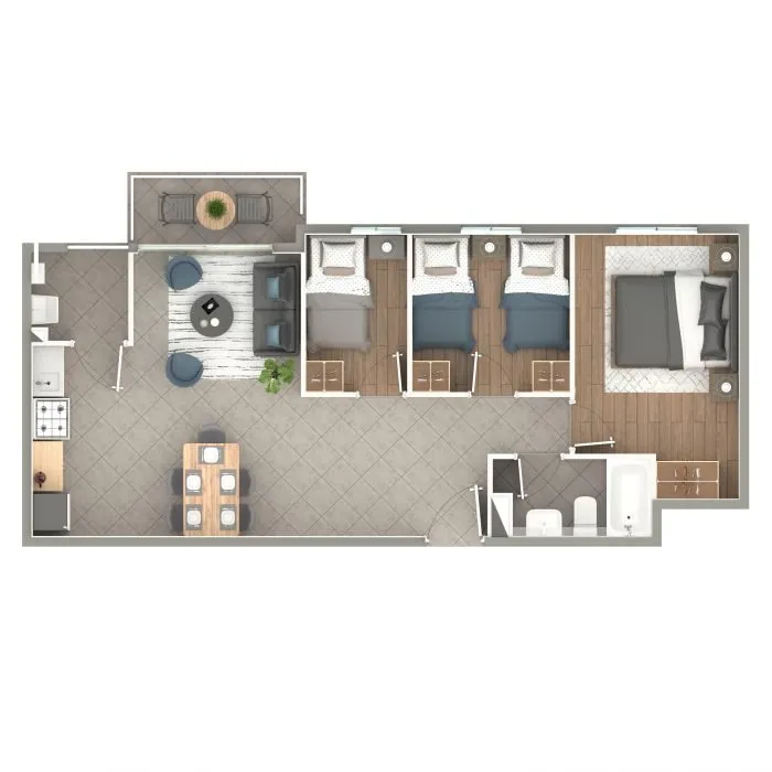 dificio Brisas de Las Rastras DS19 MODELO C planta 1