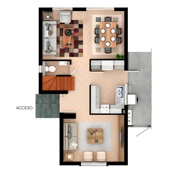Modelo Mónaco 20 monaco piso 1