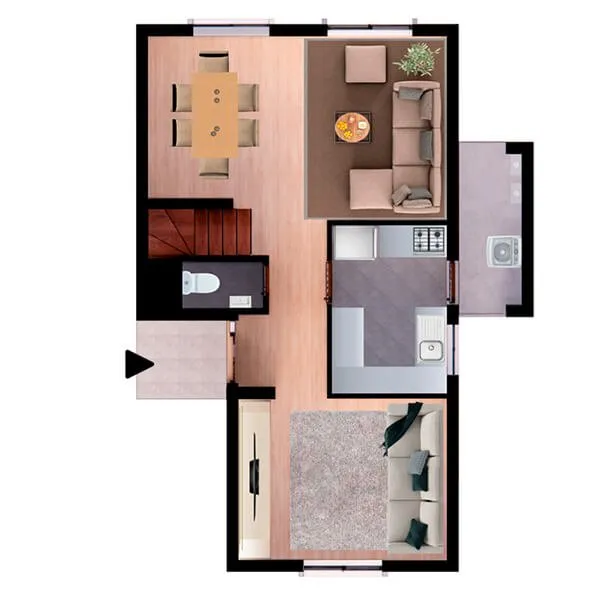 piso 1 capri HACIENDA LA ESMERALDA NUEVA ETAPA